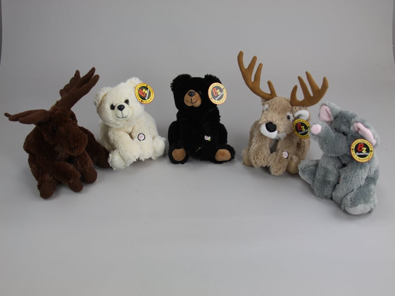 Purr-Fection Stuffed Animals with LED Flashlights