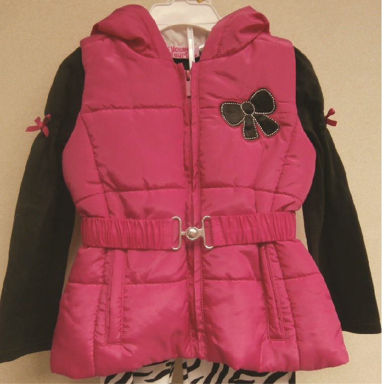 Young Hearts brand girl’s clothing set