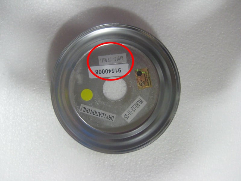 Recalled chandeliers’ item number location
