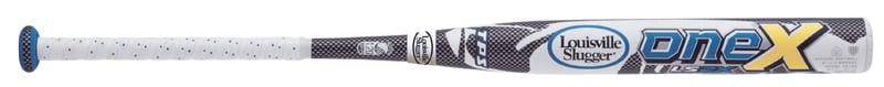 A Louisville Slugger oneX bat