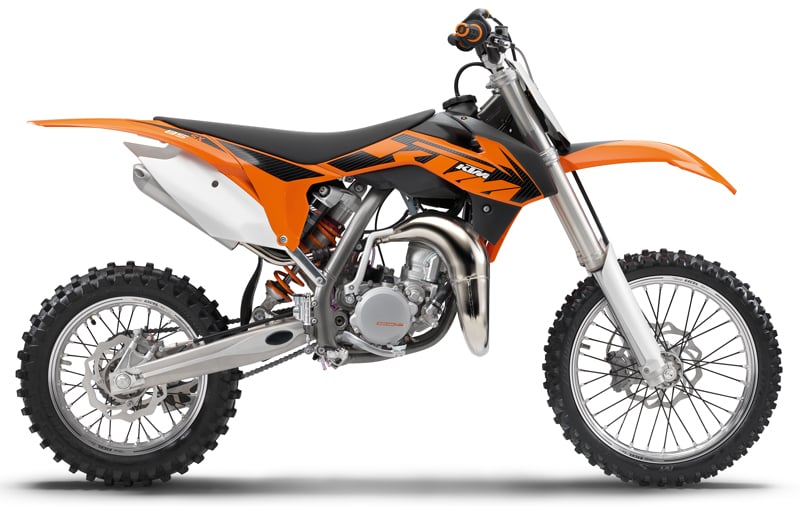2013 KTM 85 SX and 85 SXS models