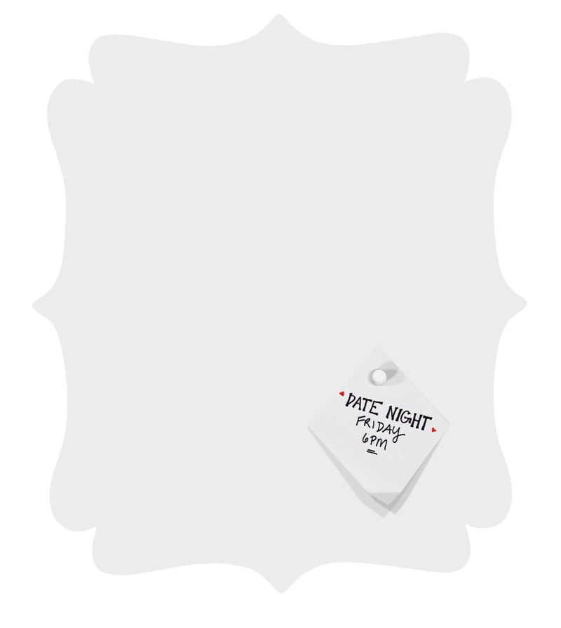 Quatrefoil Magnet Board front view