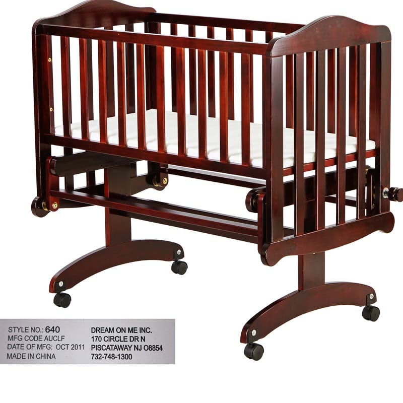 Lullaby Cradle Glider model 640C-Cherry