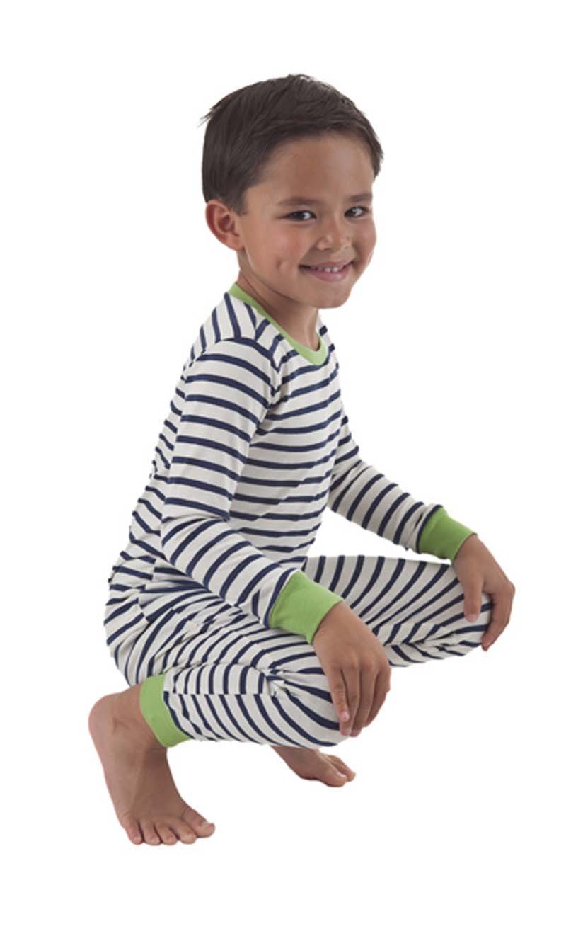Navy Cream Stripe