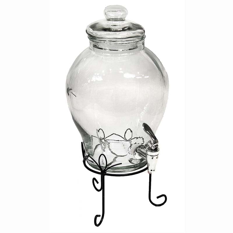 Publix Glass Beverage Dispenser Set