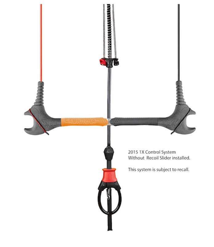 Cabrinha 1X control system without Recoil Slider