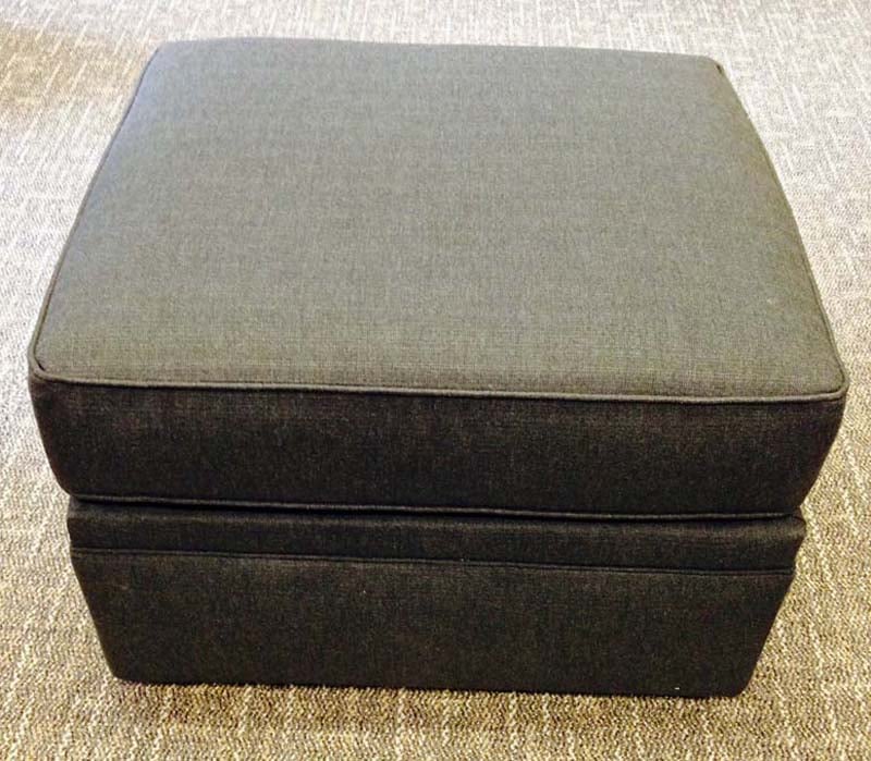Rowe Furniture Dalton-style ottoman