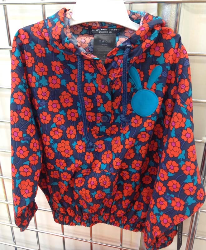 Little Marc Jacobs girl’s hooded swimwear cover up jacket