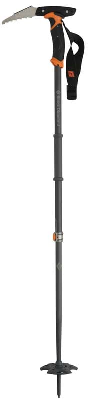Black Diamond Whippet ski pole has two sections.