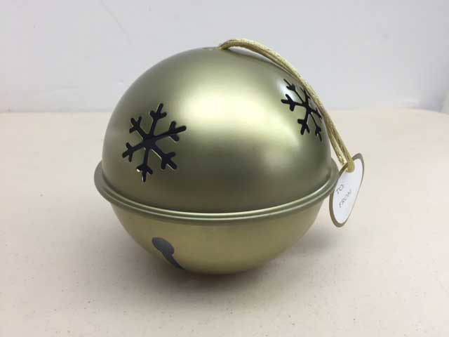 Cheryl & Co Jingle Bell ornament sold by QVC
