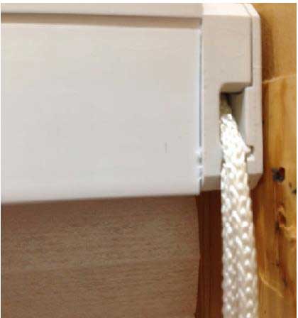 Recalled Carra Imports cellular shade with a continuous loop cord