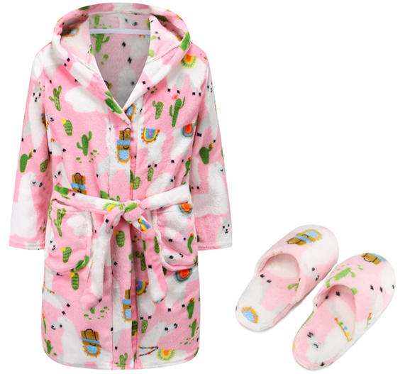 Recalled BTPEIHTD children's robe in pink