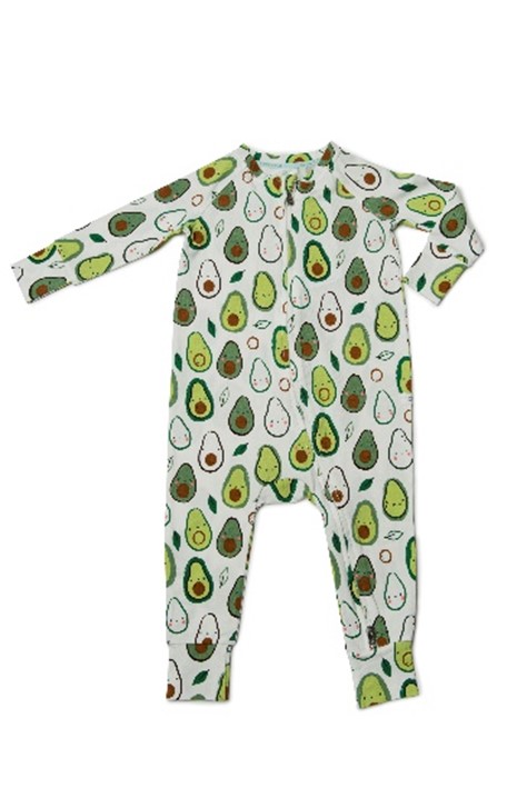 Recalled Loulou Lollipop tight-fitting pajamas - long-sleeves, avocado print