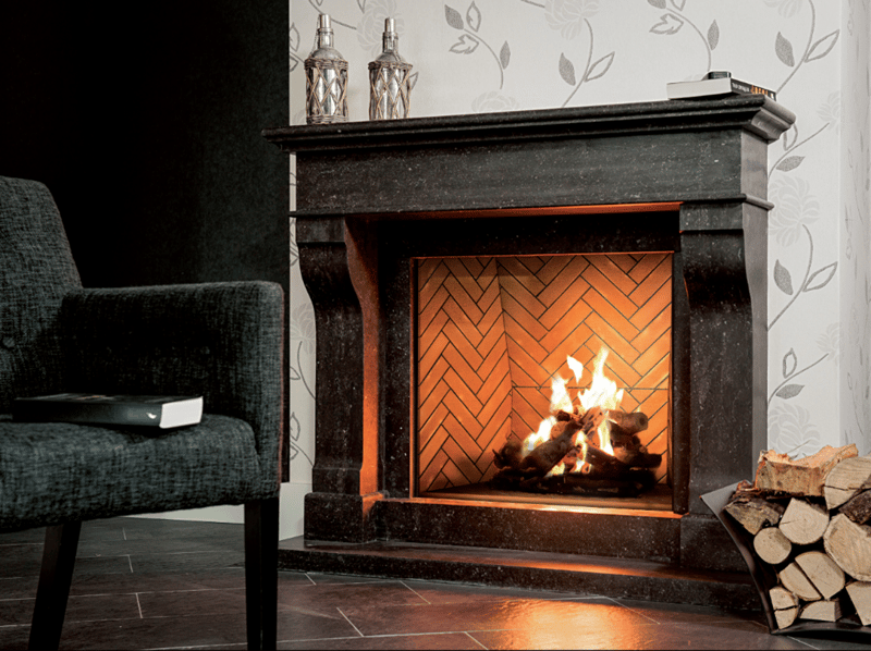 Recalled Ortal direct vent gas fireplace - model name TR110