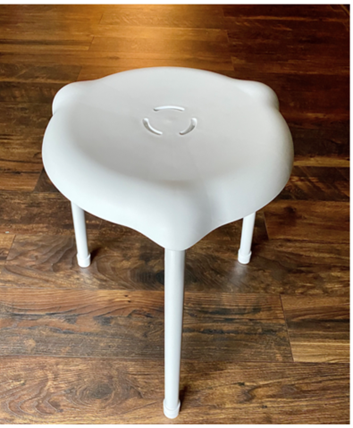 Recalled Target Room Essentials Shower Stool - front view
