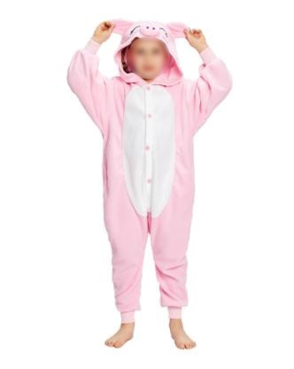 Recalled Weihai Juanhai Decoration Material NewCosplay children's sleepwear (Pink pig)