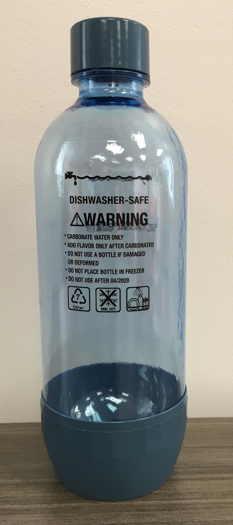 Recalled SodaStream carbonating bottles