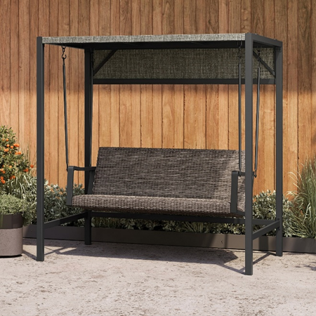 Recalled Agio Menlo Woven Patio Swing (Model No. 1934256)