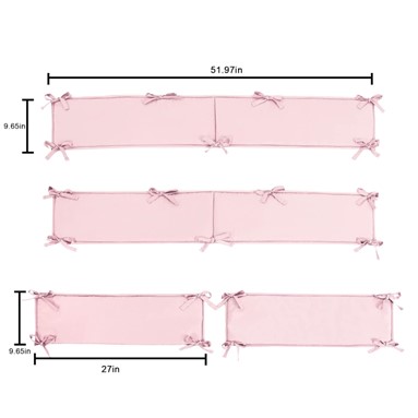 Recalled AUGNORYE Padded Cushioned Crib Bumpers