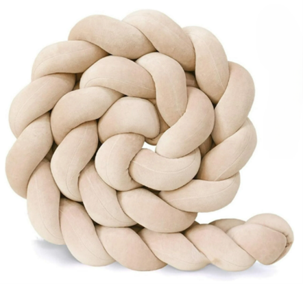 Recalled braided crib bumper