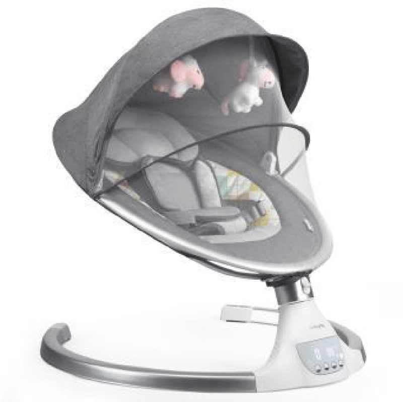 Recalled HONEY JOY Infant Swing in gray