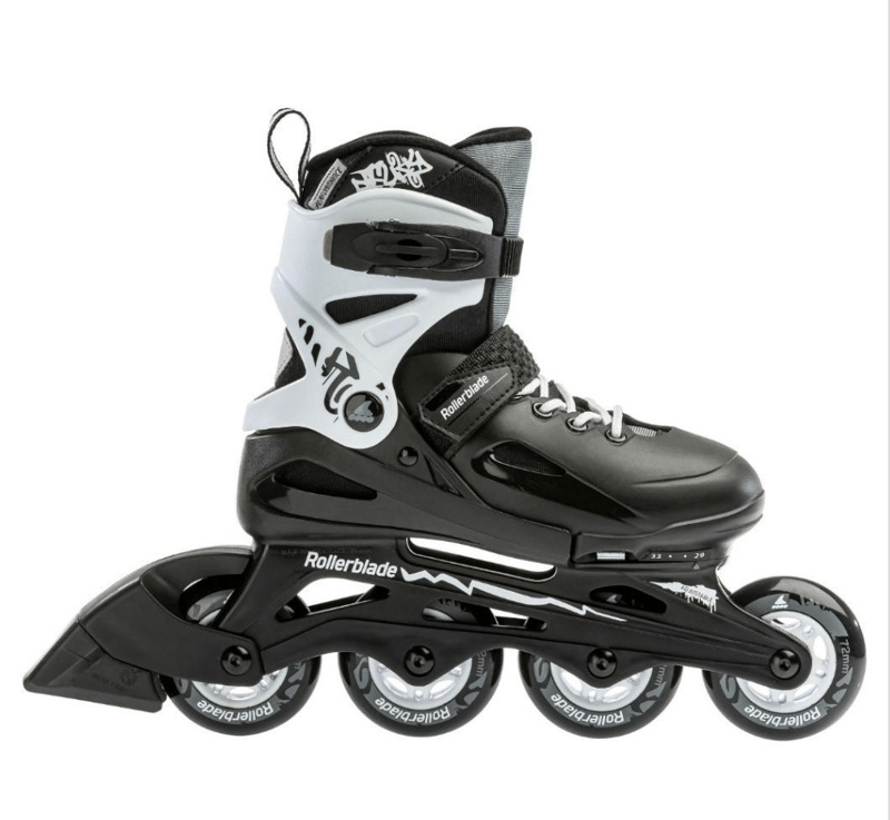 Recalled Rollerblade Fury Inline Skate in Black/White