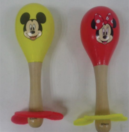Recalled Primark "DTR M&M Maracas" baby rattles