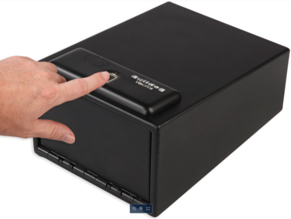 Recalled Bulldog Magnum Biometric Pistol Vault, Model No. BD4030B