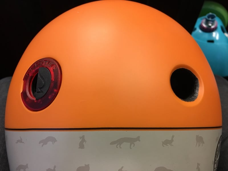 Pro-Tec City Lite helmet with LED light.