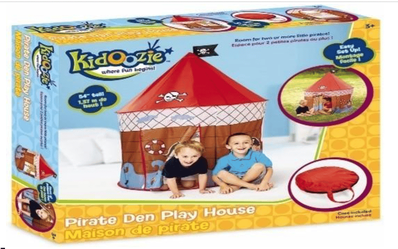 Recalled Pirate Den Playhouse in original box