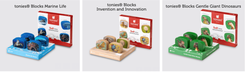 Recalled tonies Blocks sets