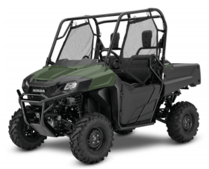 Recalled Honda Pioneer 700 two-seater recreational off-highway vehicle