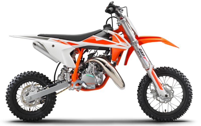 Recalled 2019 KTM 50 SX motorcycle.