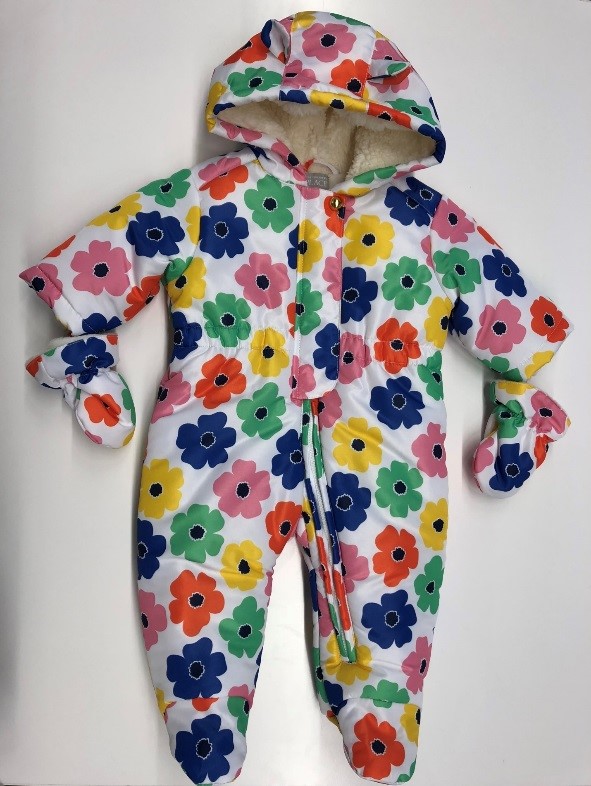 Recalled White Sophy Floral Infant Girl’s Snowsuit (Style #2111187)