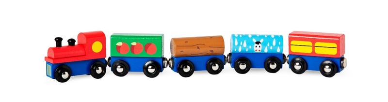 Recalled Wooden Train Cart