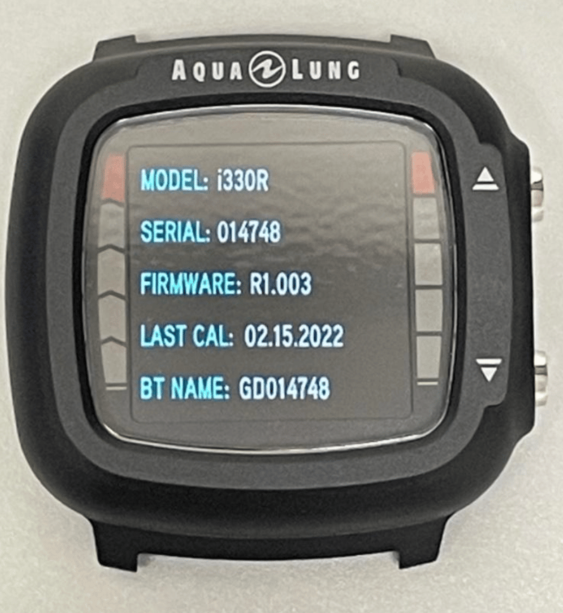 Recalled Aqua Lung i330R dive computer