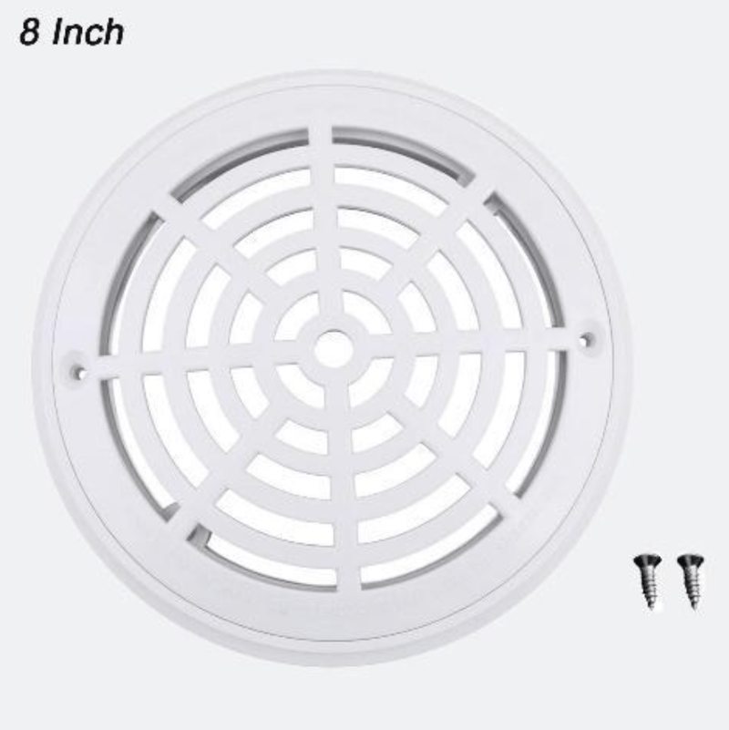 Recalled Wadoy 8-inch Pool Main Drain Cover with Screws