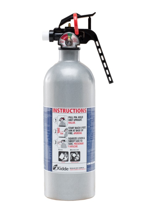 Kidde Disposable Fire Extinguisher with plastic valve