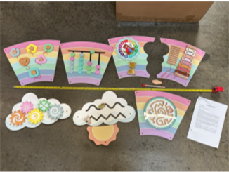Recalled Justforjoyful Rainbow Wall Toy