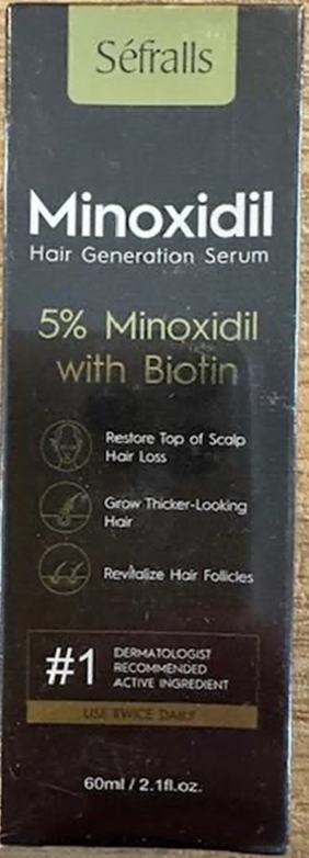 Recalled Séfralls Minoxidil Hair Generation Serum