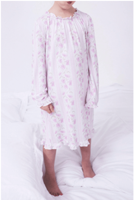 Recalled Stripe and Stare Children's Nightgown in Morning Bliss Pink