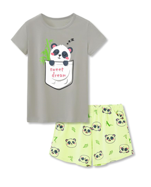 Recalled Tebbis "Sleepy Panda" Girls Pajama Set