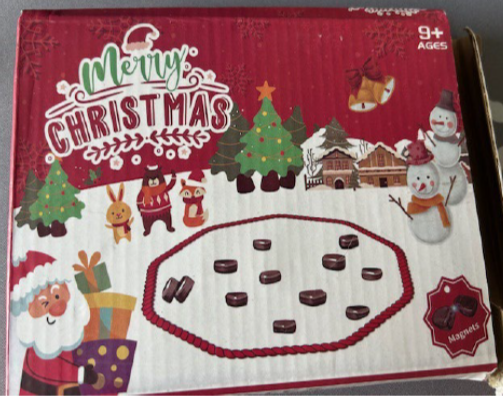 Recalled Christmas-themed Magnetic Chess Game - packaging