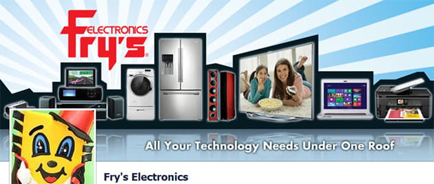 Fry's Electronics promotional content