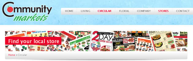 Community Markets promotional content