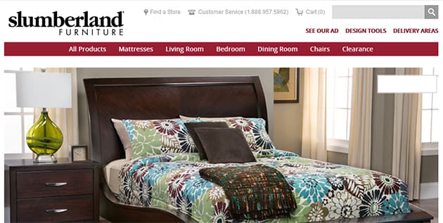 Slumberland Furniture promotional content