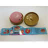 Recalled Rainbow Mystery Squishy Bun, tan container and packaging