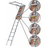 Recalled Attic Stairway Ladder with gas struts (Location of Brand Marking)