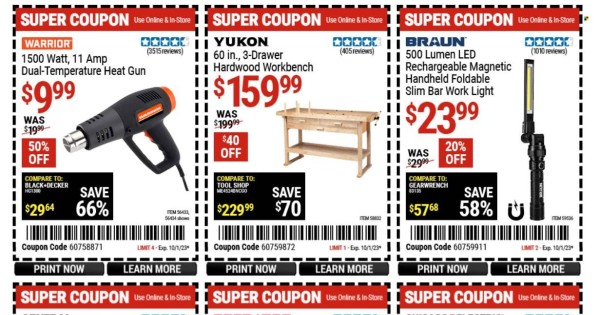 Harbor Freight current Flyer online