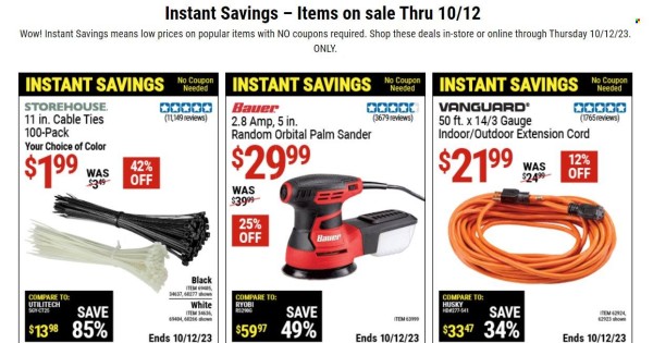 Harbor Freight current Flyer online